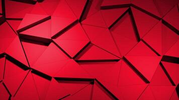 Yellow and red background. Design. Triangular parts of a small broken background made in computer graphics. video