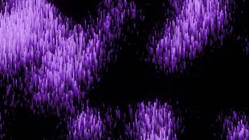 Purple and pink sequins. Design. A black background with a glow made in cartoon abstraction that are highlighted. video