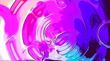 Top view of water circles in slow motion. Motion.. Endless spreading circles of liquid. video