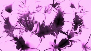 Liquid pattern with effect of moving explosion. Design. Moving circular galaxies in liquid 3d pattern. Black spots move in explosive waves in liquid abstract pattern video