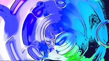 Top view of water circles in slow motion. Motion.. Endless spreading circles of liquid. video
