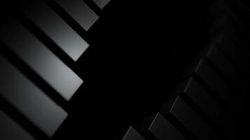 Black background with white and green stripes. Design. Separating and connecting strips made in animation that move. video