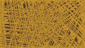 Kaleidoscopic pattern with spider web. Design. Crossed many narrow lines creating fractal pattern. video