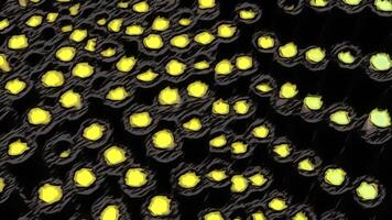 Wavy motion of up and down moving columns. Motion. Shimmering contrasting tubes. video