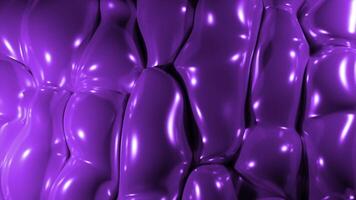 Pink and purple 3d background. Design. Huge bubbles that twitch in different directions. video