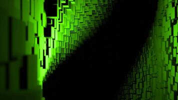 Transforming cubes wall background. Design. Abstract cubes background in random motion. video