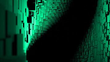 Transforming cubes wall background. Design. Abstract cubes background in random motion. video