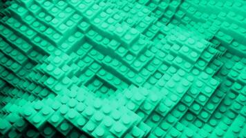 Blue and light constructor of squares. Design. A light background made of geometric shapes in computer graphics. video