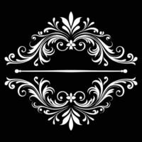 Vintage Elements Designed with Symmetrical Ornate Motifs, Refined Detailing vector