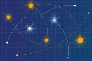 Smart technology map location background. Abstract futuristic map navigator system, location tracks dashboard. Find an address anywhere through the satellite system on the network Internet. vector