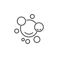 Foam Icon for Design, Infographics, Apps vector