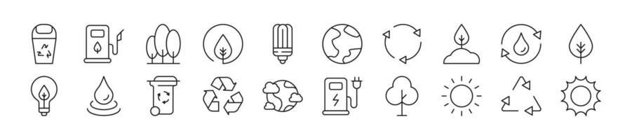 Contact us line icons collection. Editable stroke. Simple linear illustration for web sites, newspapers, articles book vector