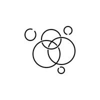 Foam Simple Linear Symbol for Infographics, Adverts, Web Sites, Apps and Other Types of Design vector