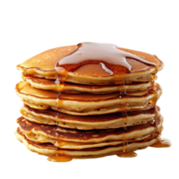 A stack of pancakes with syrup on top png