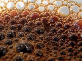 Espresso Coffee bubbles macro photography photo