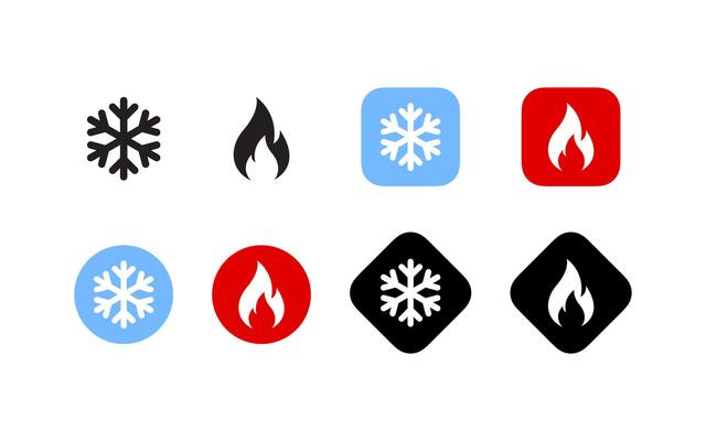 Icons Keep frozen or reheat before use