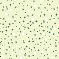 A green and white pattern with stars vector