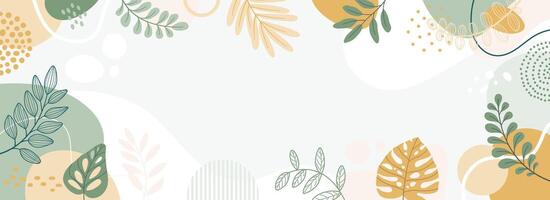Template banner and cover. Spring backgrounds for design vector