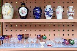 New dishes are sold in a hardware store in Israel. photo