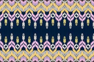 Seamless pattern with geometric shapes designed in Asian style. vector