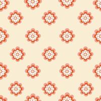 seamless small flower pattern vector