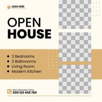 Flat design real estate design template vector