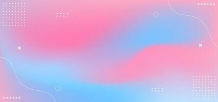 Abstract gradient background in soft pink and blue colors. Perfect for modern and minimalist designs. vector