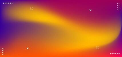 Abstract colorful gradient background with dynamic shapes composition. Modern template design for covers, banners, posters. vector