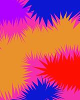 Abstract jagged pattern background colorful fun illustration layout poster brochure flyer vector