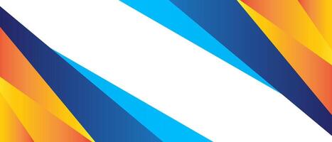 Abstract Blue and Orange Geometric Pattern Background Design vector