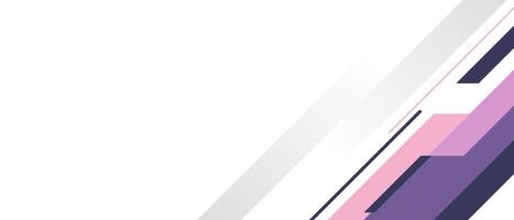 A contemporary design featuring abstract diagonal stripes in shades of purple, pink, and gray on a white background. Ideal for backgrounds, branding, and digital art. vector