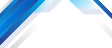 Abstract blue and white geometric background vector