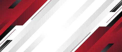 Modern abstract background featuring red and black geometric shapes with a clean, minimalist design. Perfect for presentations, banners, and graphic projects seeking a contemporary look. vector