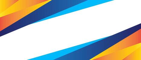 Abstract Blue and Orange Geometric Pattern Background Design vector