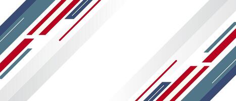 A vibrant abstract background featuring dynamic red and blue geometric stripes. Perfect for modern design projects, presentations, and web graphics. The design is stylish and contemporary. vector