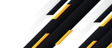 A striking abstract black and orange geometric background featuring dynamic diagonal lines. Perfect for modern design concepts, technology presentations, and artistic layouts. vector