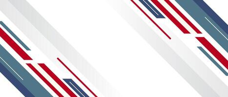 A vibrant abstract background featuring dynamic red and blue geometric stripes. Perfect for modern design projects, presentations, and web graphics. The design is stylish and contemporary. vector