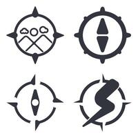 Compass Logo Template Icon vector