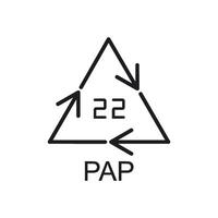 Recycle Template Icon vector