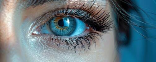 Close Up of a Womans Eye photo