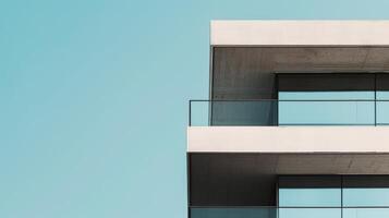 Concrete Building Overhang photo