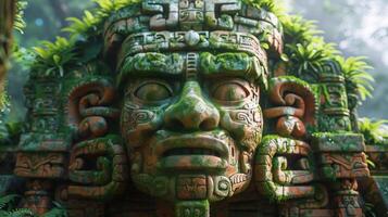 Green and Gold Statue photo
