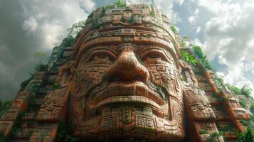 Green and Gold Statue photo