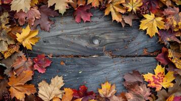 Autumn Leaves Frame photo