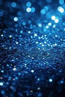 Sparkling blue glitter background creates a vibrant atmosphere for creative projects and design photo