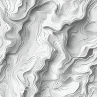 Abstract white texture with flowing lines and contours creating a soft wave pattern photo