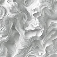 Abstract white texture with flowing lines and contours creating a soft wave pattern photo