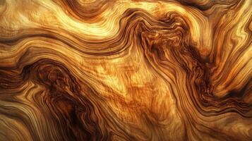 Abstract Wood Grain Pattern with Swirling Lines and Darker Knots photo