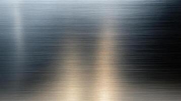 Brushed Metal Surface with Light Reflection photo