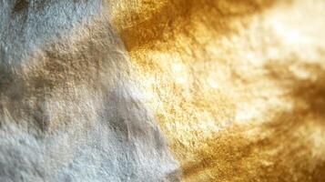 Abstract Metallic Texture with Silver and Gold Tones photo